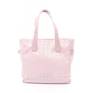 CHANEL New Travel Line GM Tote Bag, Handbag, Leather, Nylon Canvas, Women's, ...